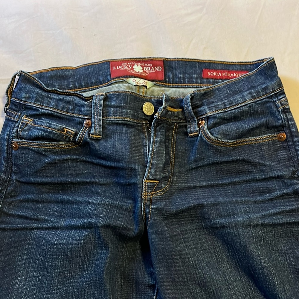 Lucky Brand Sophia straight jeans size 25